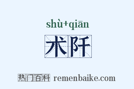 术阡是什么意思的图片